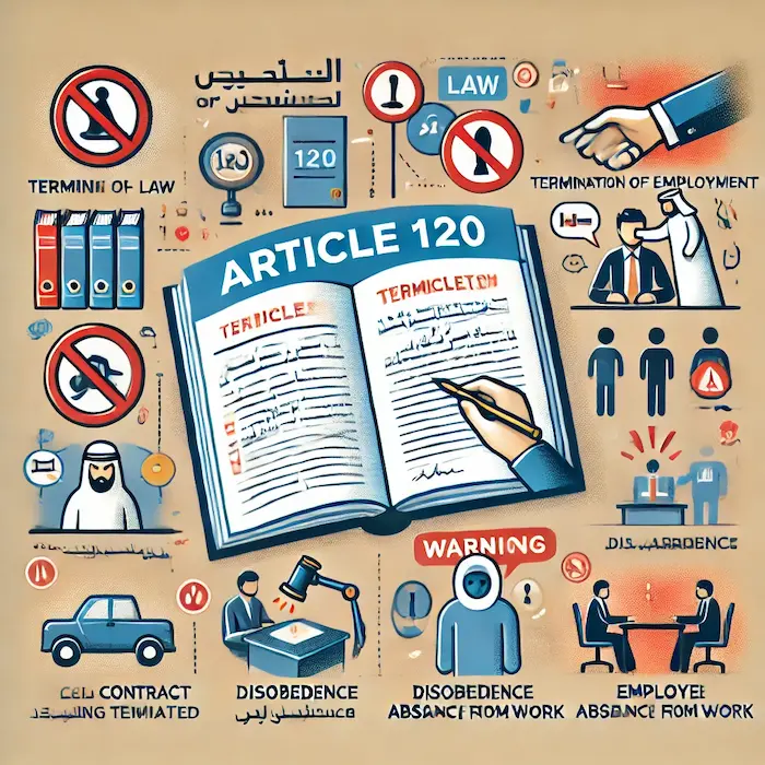 شرح المادة 120 من قانون العمل الإماراتي - محامي إماراتي