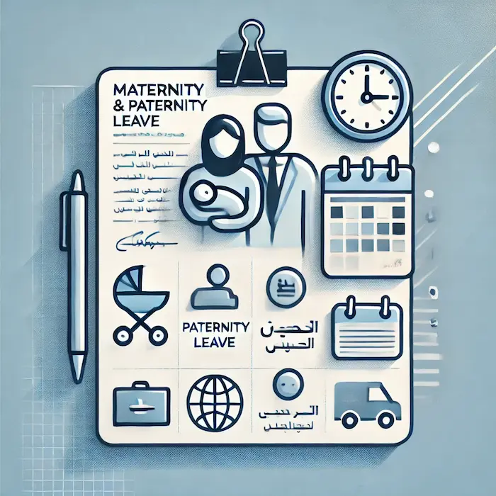 كم إجازة المولود مكتب العمل في الإمارات للعامل والعاملة؟
