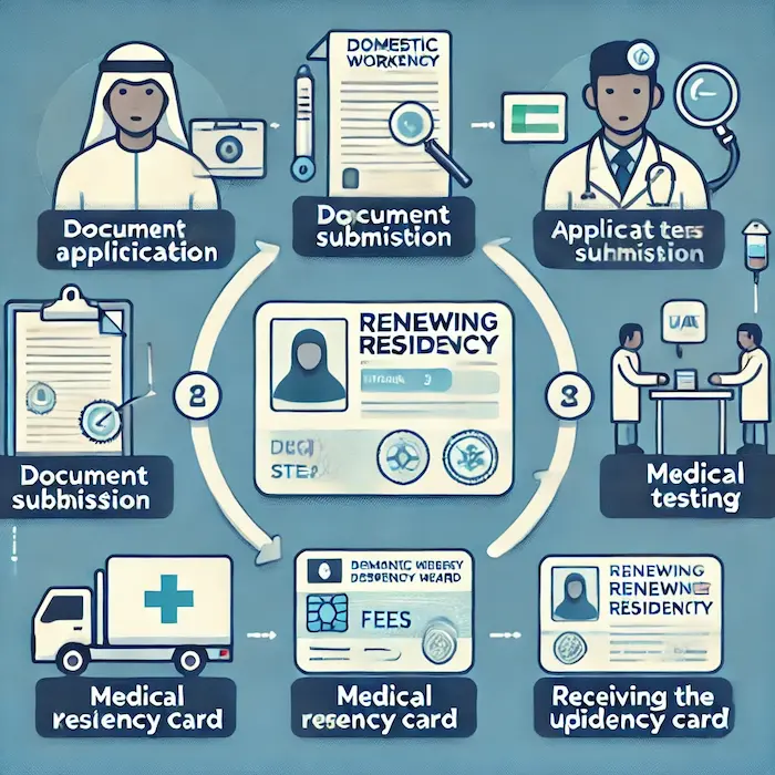 شرح إجراءات تجديد إقامة العمالة المنزلية في الإمارات - محامي عمال