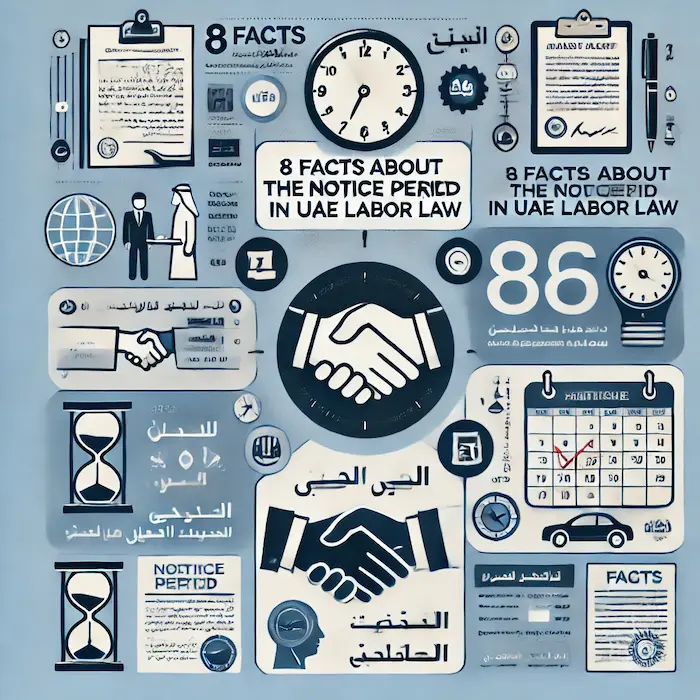 8 حقائق عن شهر الإنذار في قانون العمل الإماراتي - محامي عمالي