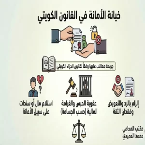 خيانة الامانة في القانون الكويتي