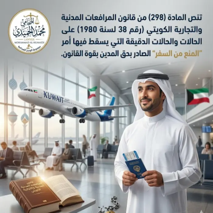 متى يسقط منع السفر في الكويت