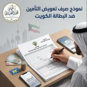 نموذج صرف تعويض التأمين ضد البطالة الكويت