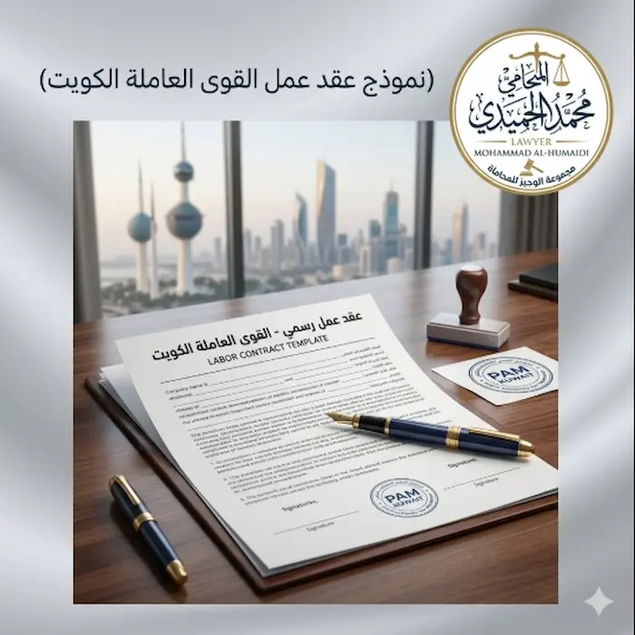 نموذج عقد عمل القوى العاملة الكويت