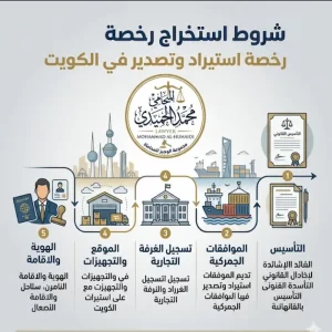 شروط استخراج رخصة استيراد وتصدير في الكويت