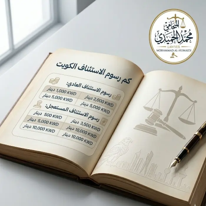 كم رسوم الاستئناف الكويت