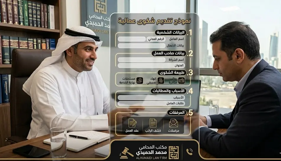 نموذج شكوى عمالية في الكويت