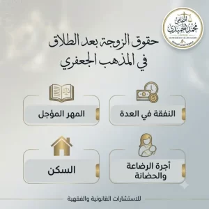 حقوق الزوجة بعد الطلاق في المذهب الجعفري