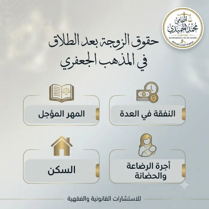 حقوق الزوجة بعد الطلاق في المذهب الجعفري