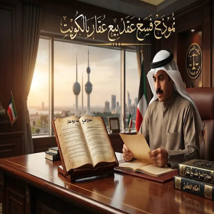 نموذج فسخ عقد بيع عقار بالكويت