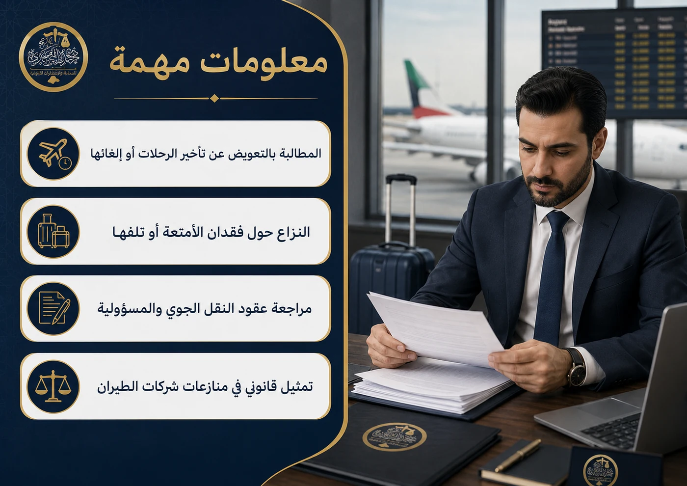 مطالبات المسافرين ومنازعات شركات الطيران في الكويت