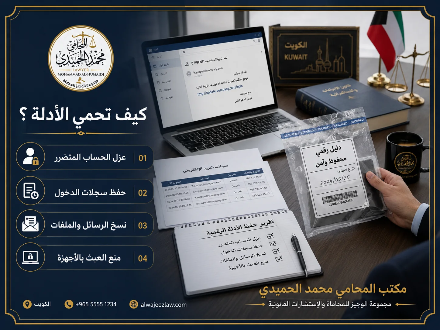 المسؤولية القانونية عن اختراق بريد الشركات