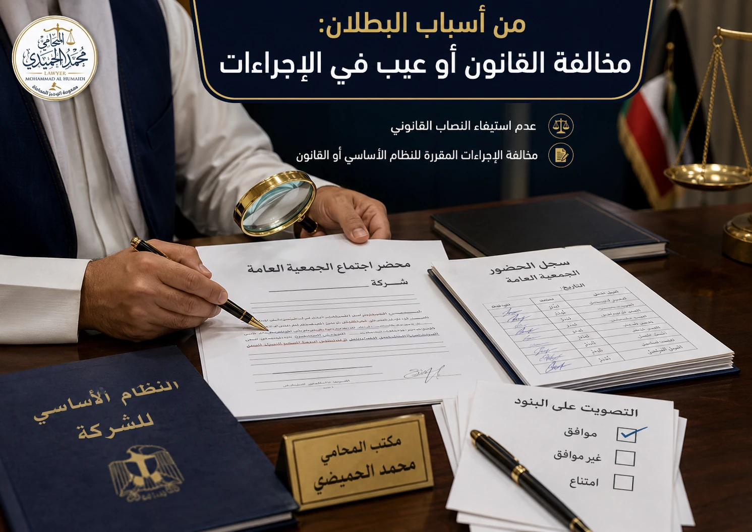 أسباب بطلان قرارات الجمعية العمومية