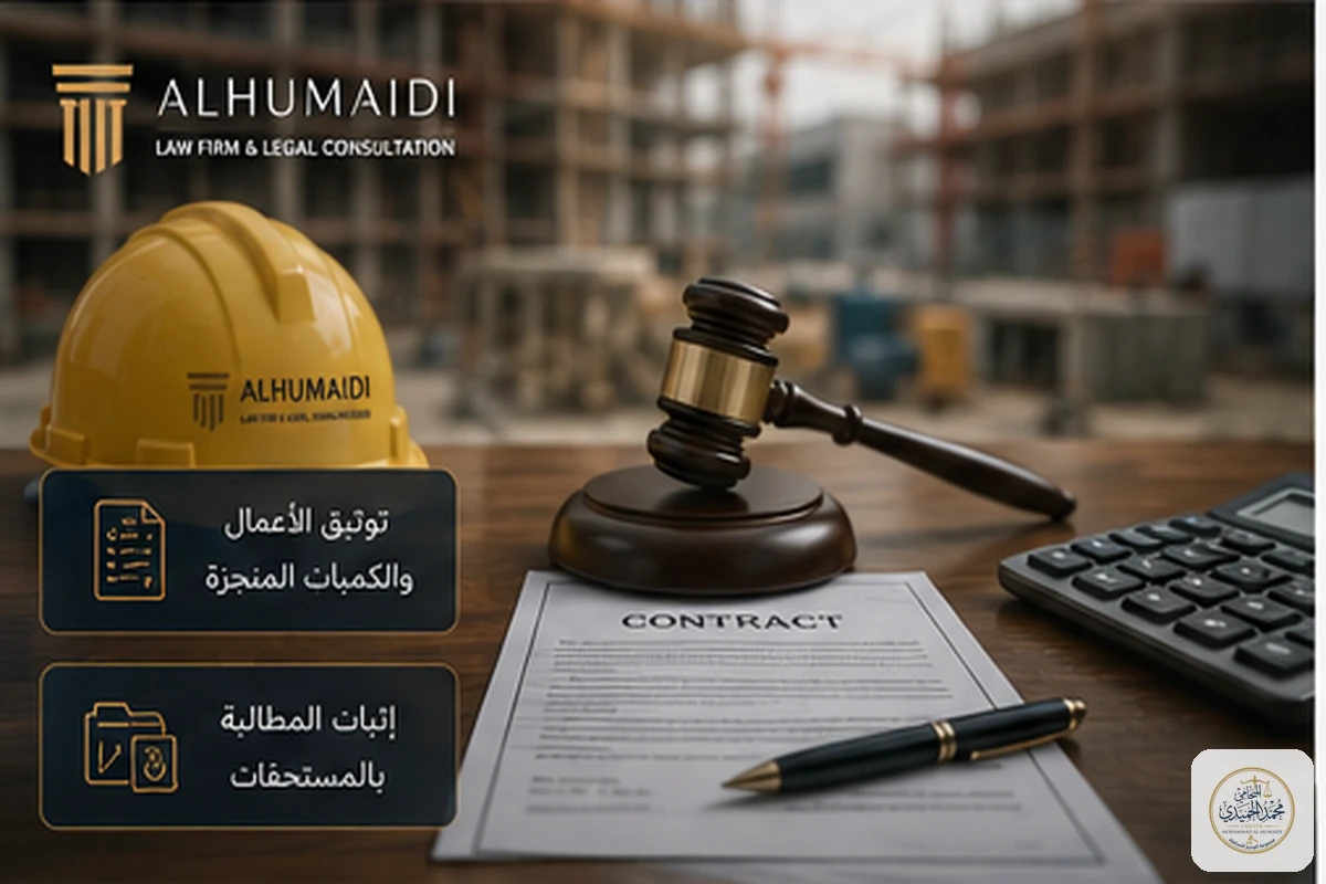 توثيق الأعمال والمستخلصات في مطالبة المقاول