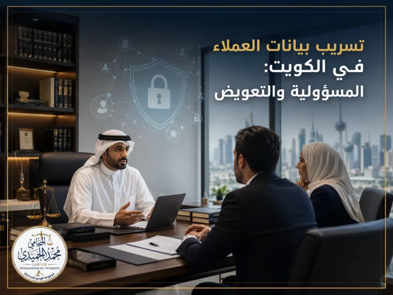 تسريب بيانات العملاء في الكويت: المسؤولية والتعويض
