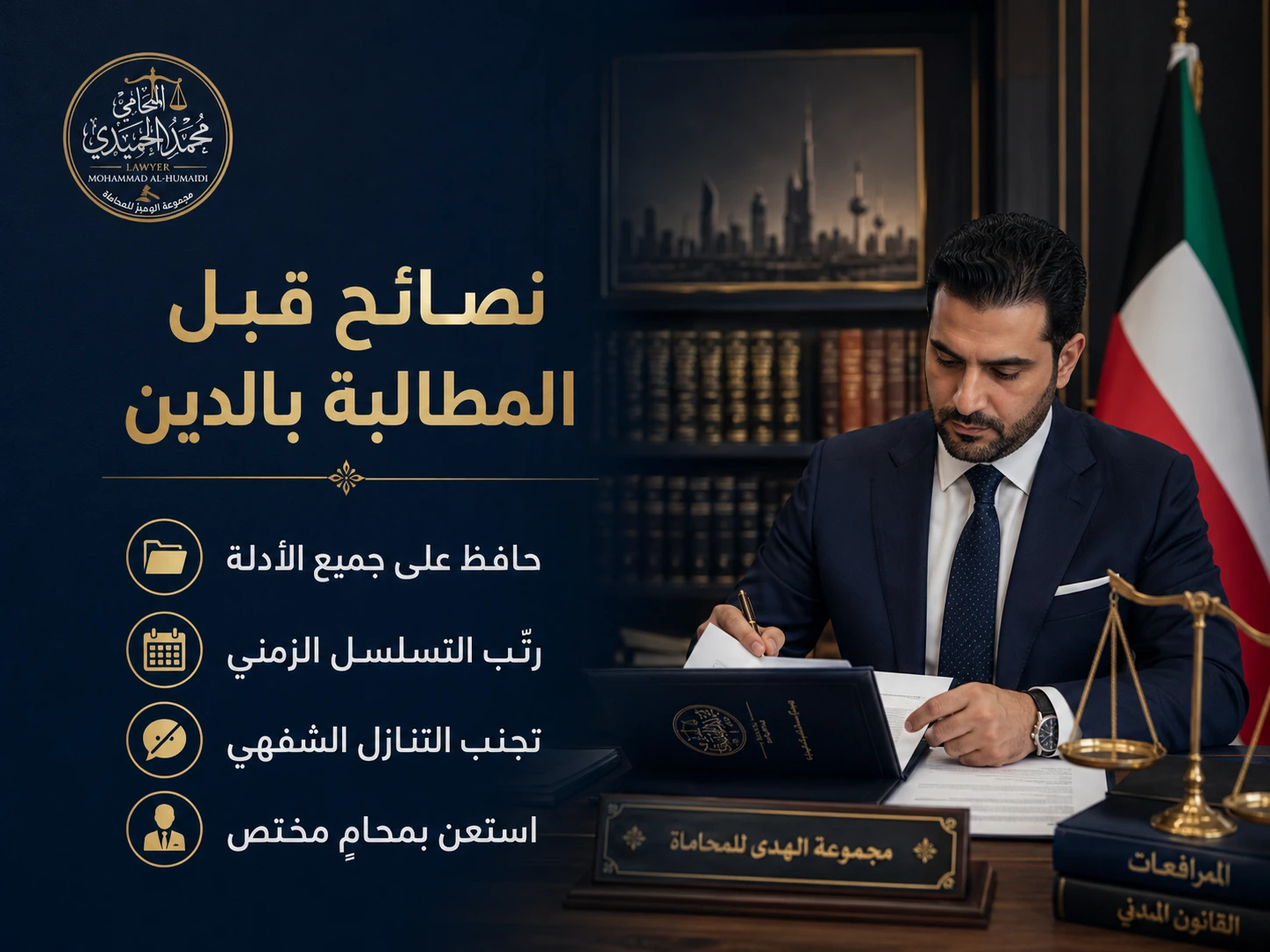 خطوات ما قبل رفع دعوى إثبات الدين