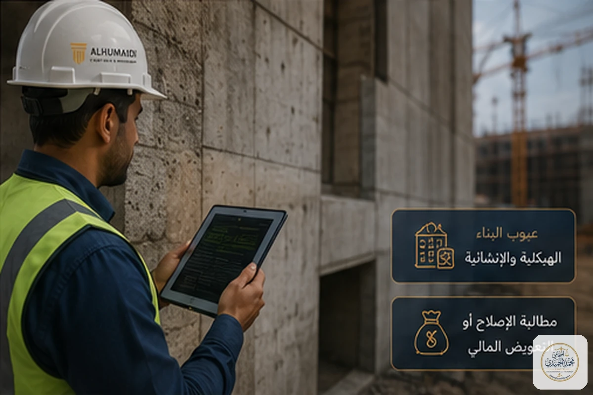 معاينة عيوب البناء الإنشائية والضمان العشري