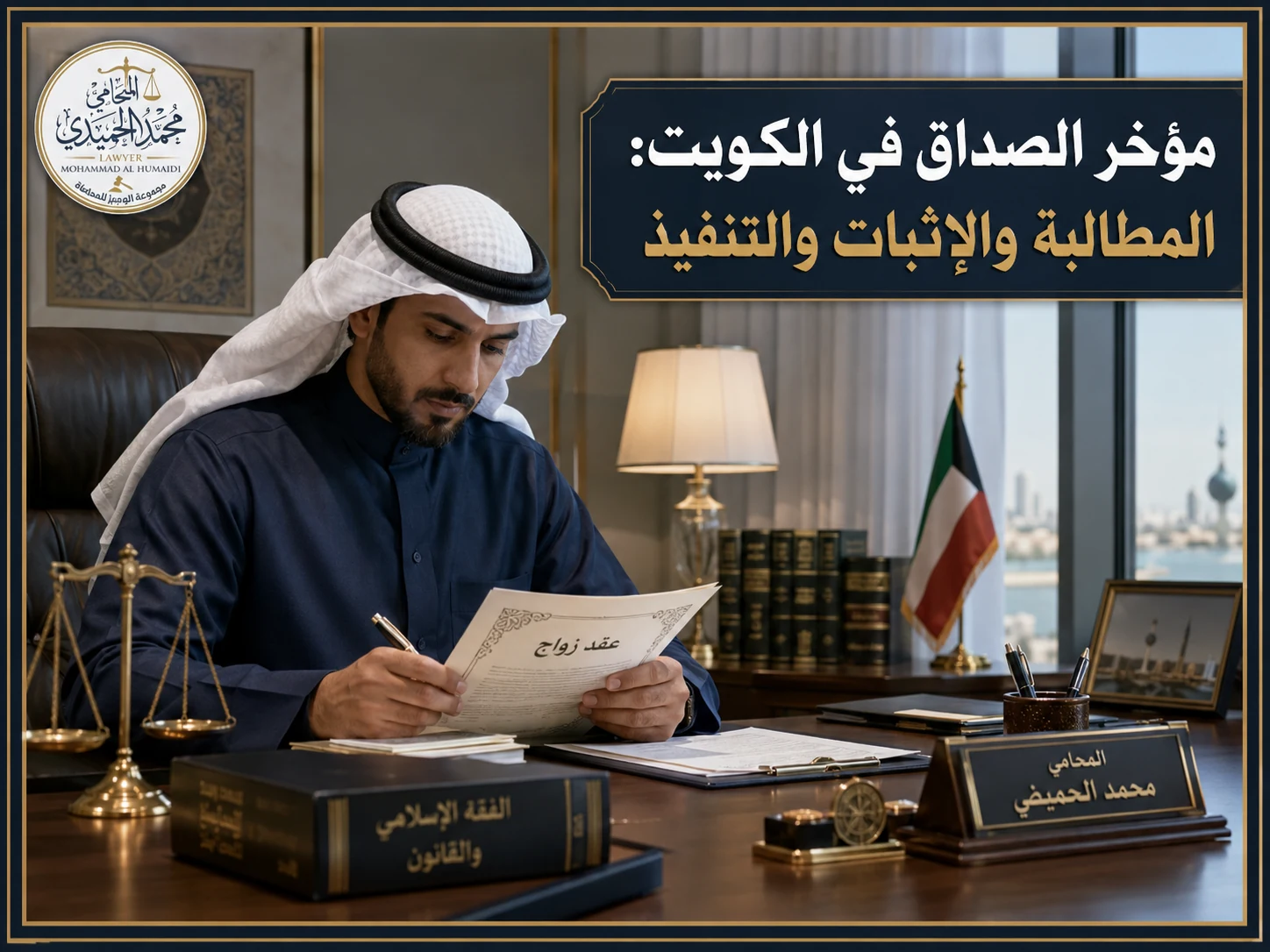 مؤخر الصداق في الكويت: المطالبة والإثبات والتنفيذ