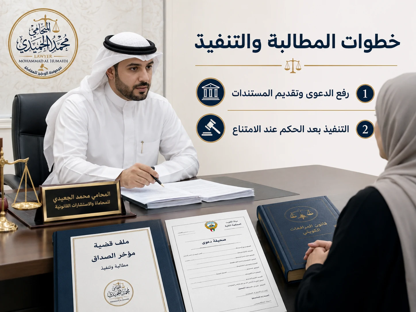 خطوات المطالبة والتنفيذ في مؤخر الصداق