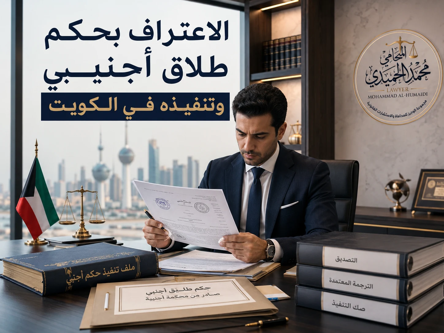 الاعتراف بحكم طلاق أجنبي وتنفيذه في الكويت