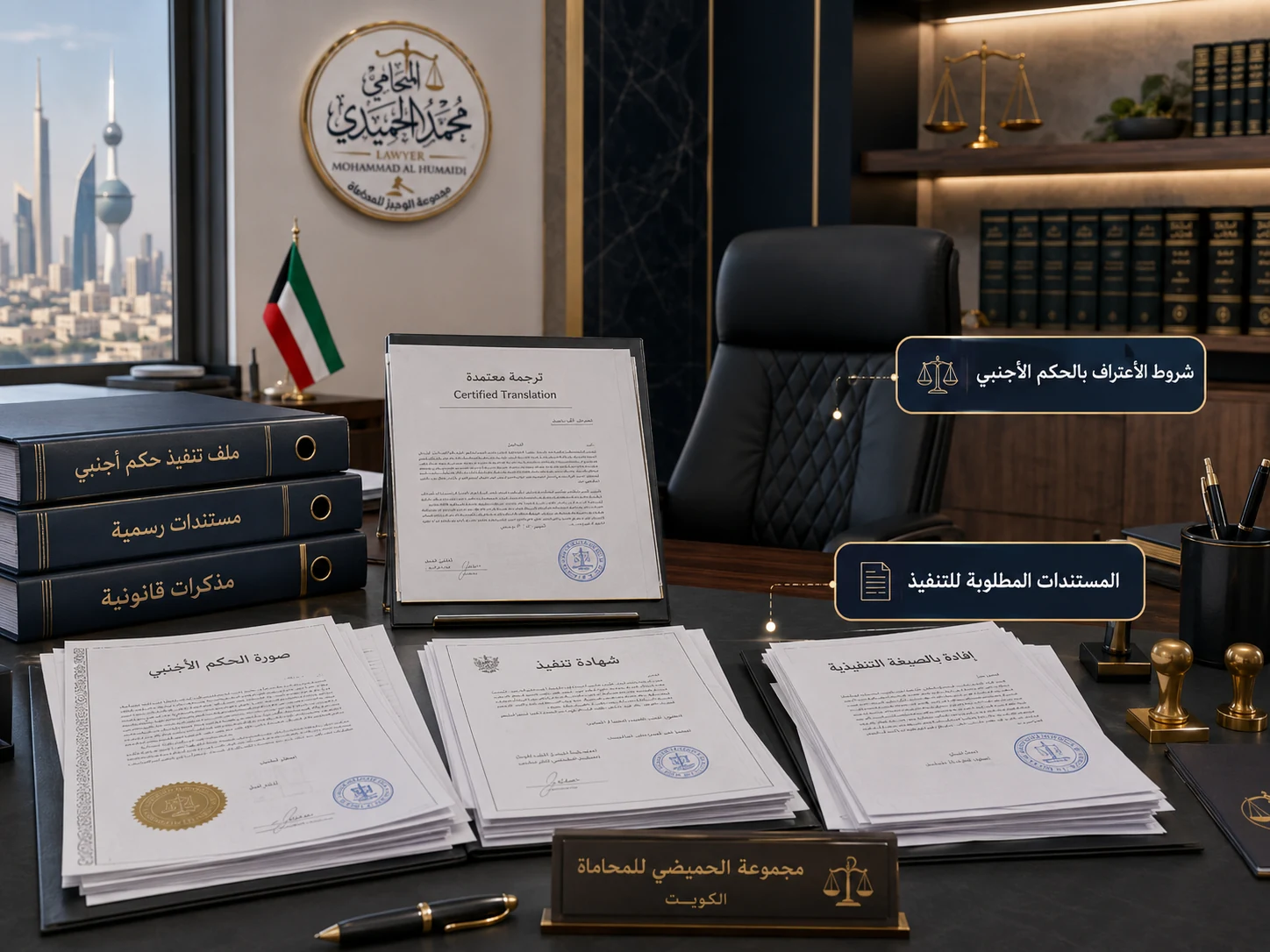 المستندات المطلوبة للاعتراف بحكم الطلاق الأجنبي