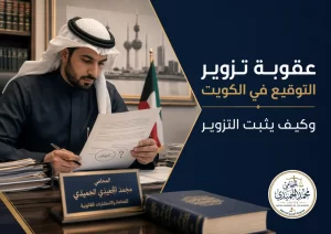 عقوبة تزوير التوقيع في الكويت وكيف يثبت التزوير