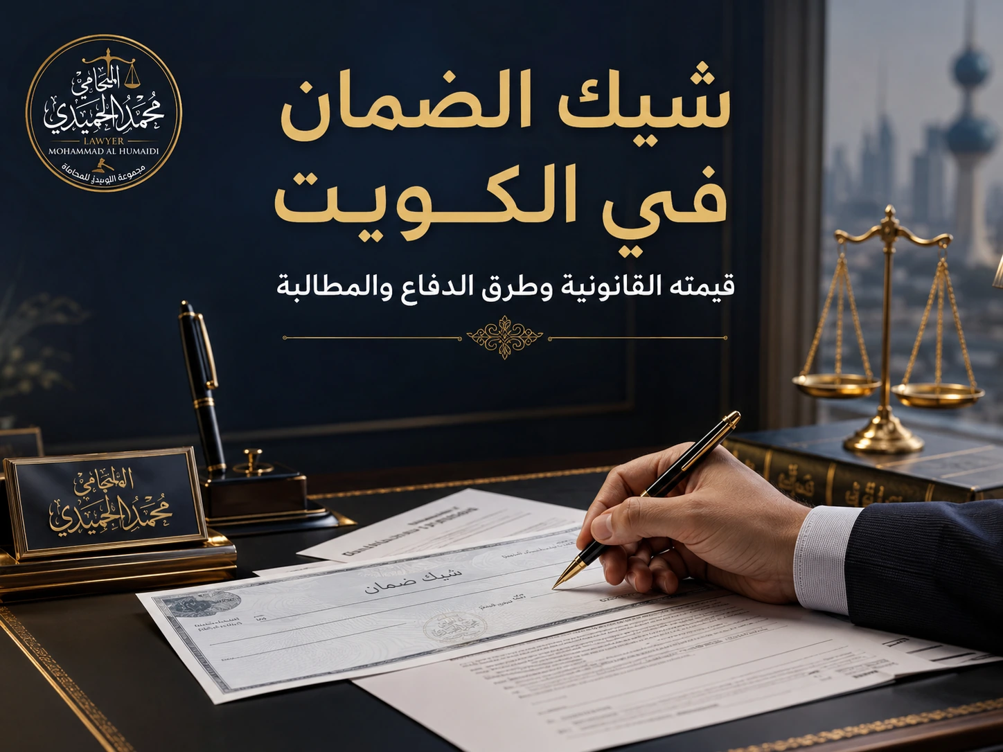 شيك الضمان في الكويت قيمته القانونية وطرق الدفاع والمطالبة