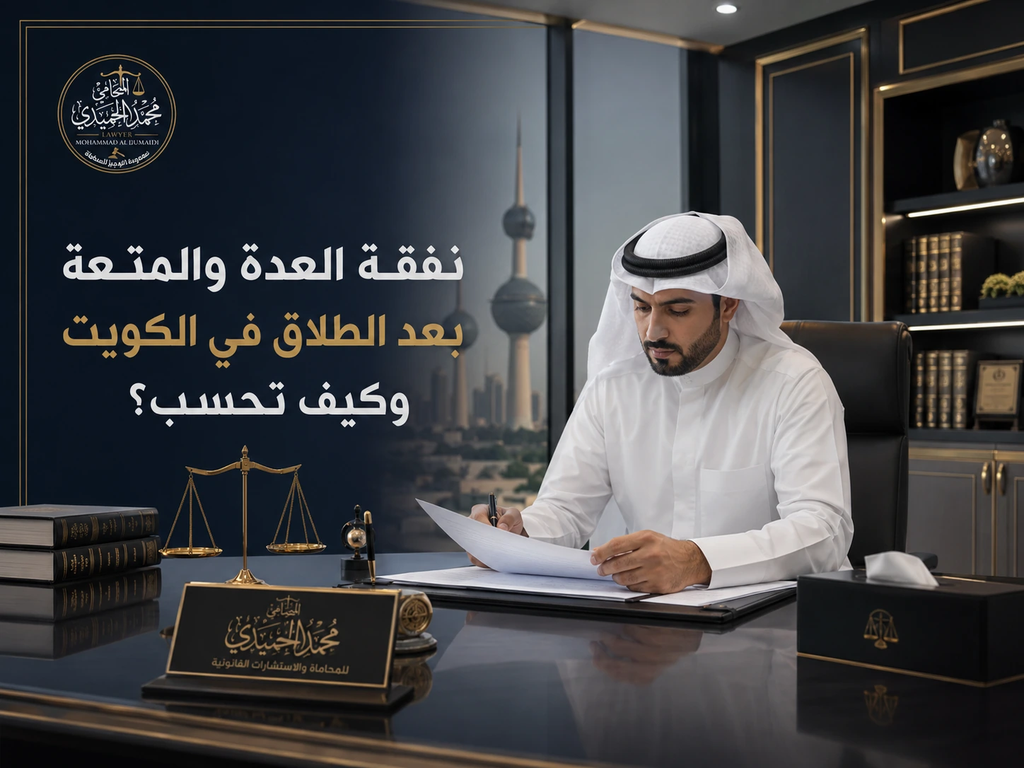 نفقة العدة والمتعة بعد الطلاق في الكويت وكيف تحسب
