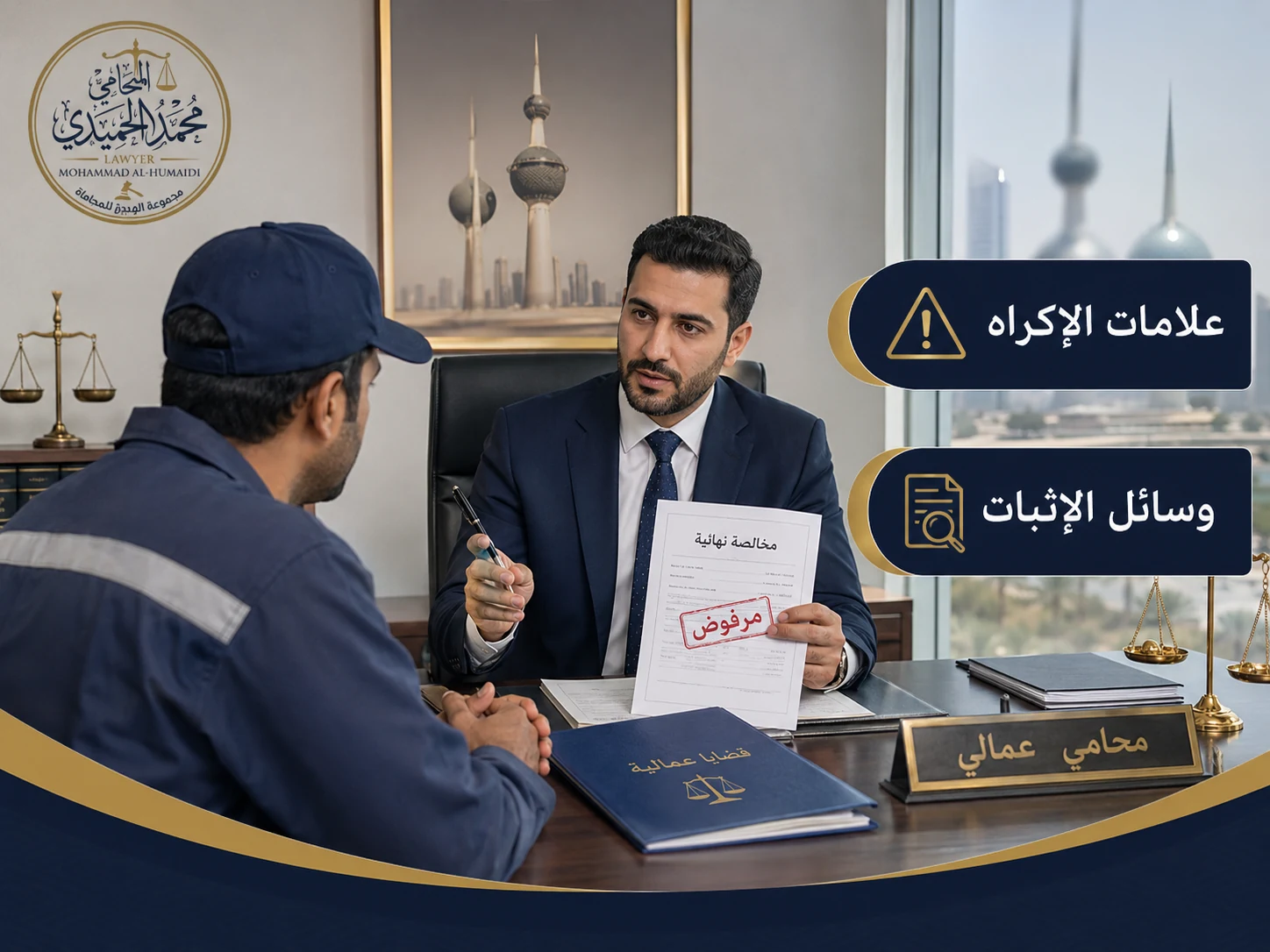 علامات الإكراه ووسائل الإثبات في المخالصة العمالية