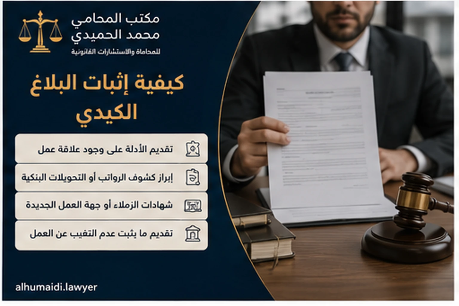 طرق إثبات بلاغ التغيب الكيدي في الكويت