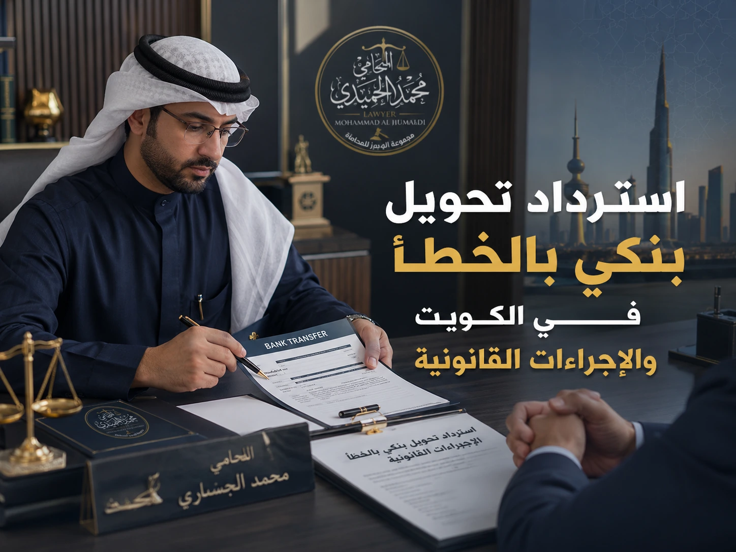 استرداد تحويل بنكي بالخطأ في الكويت والإجراءات القانونية