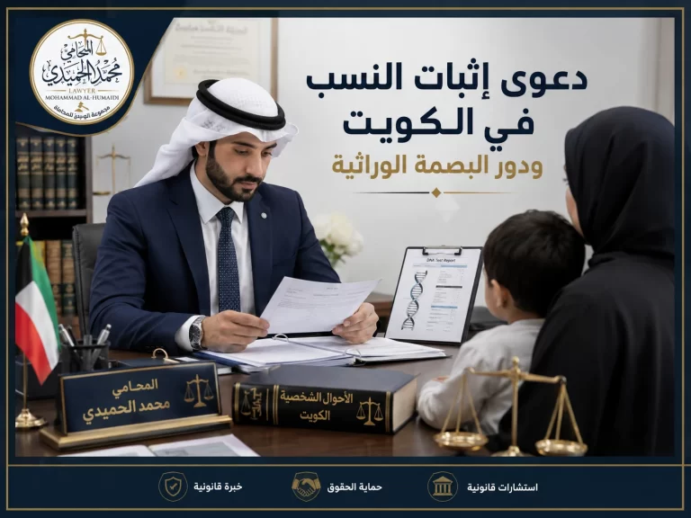 دعوى إثبات النسب في الكويت ودور البصمة الوراثية
