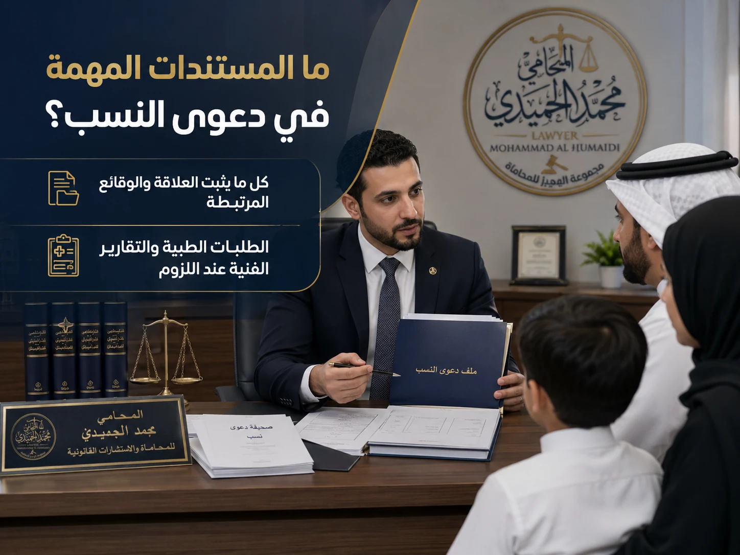 دعوى إثبات النسب في الكويت ودور البصمة الوراثية 3 المستندات المهمة في دعوى النسب