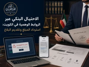 غلاف مقال الاحتيال البنكي عبر الروابط الوهمية في الكويت