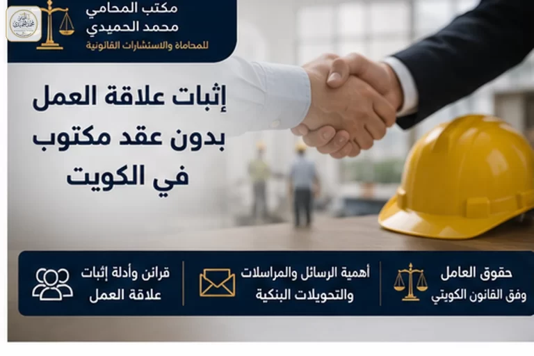 إثبات علاقة العمل بدون عقد مكتوب في الكويت 7 إثبات علاقة العمل بدون عقد مكتوب في الكويت