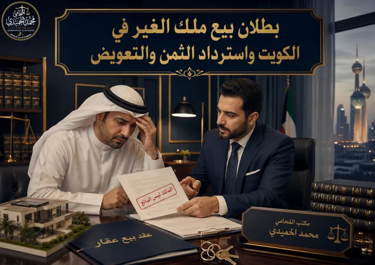 بطلان بيع ملك الغير في الكويت واسترداد الثمن والتعويض