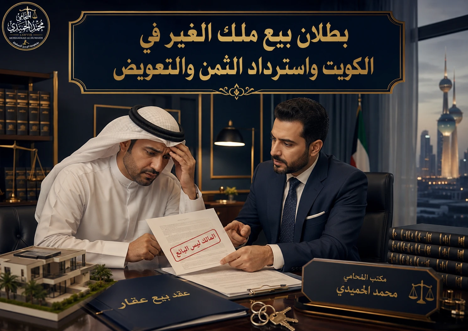 بطلان بيع ملك الغير في الكويت واسترداد الثمن والتعويض