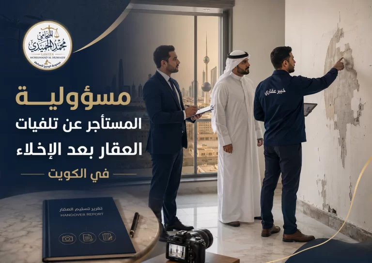 مسؤولية المستأجر عن تلفيات العقار بعد الإخلاء في الكويت