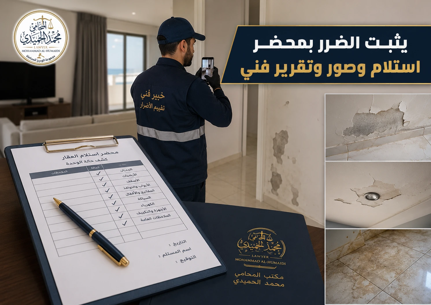 إثبات حالة العقار بعد الإخلاء