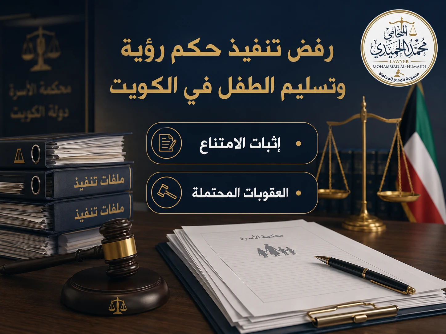 إثبات الامتناع والعقوبات المحتملة في حكم الرؤية