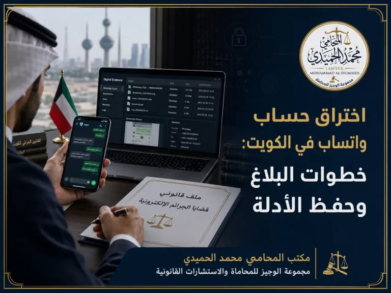 اختراق حساب واتساب في الكويت: خطوات البلاغ وحفظ الأدلة