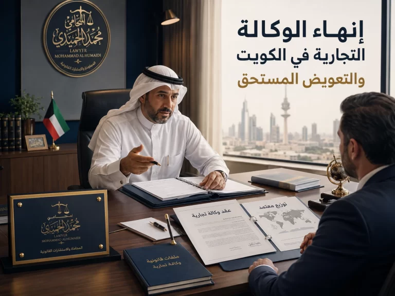 إنهاء الوكالة التجارية في الكويت والتعويض المستحق