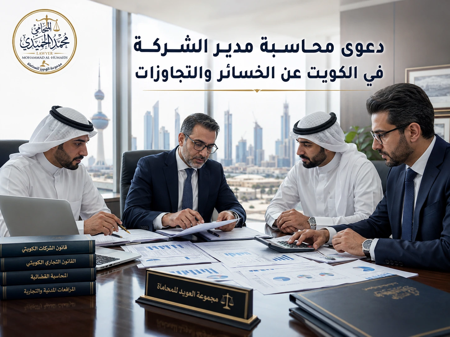 دعوى محاسبة مدير الشركة في الكويت عن الخسائر والتجاوزات