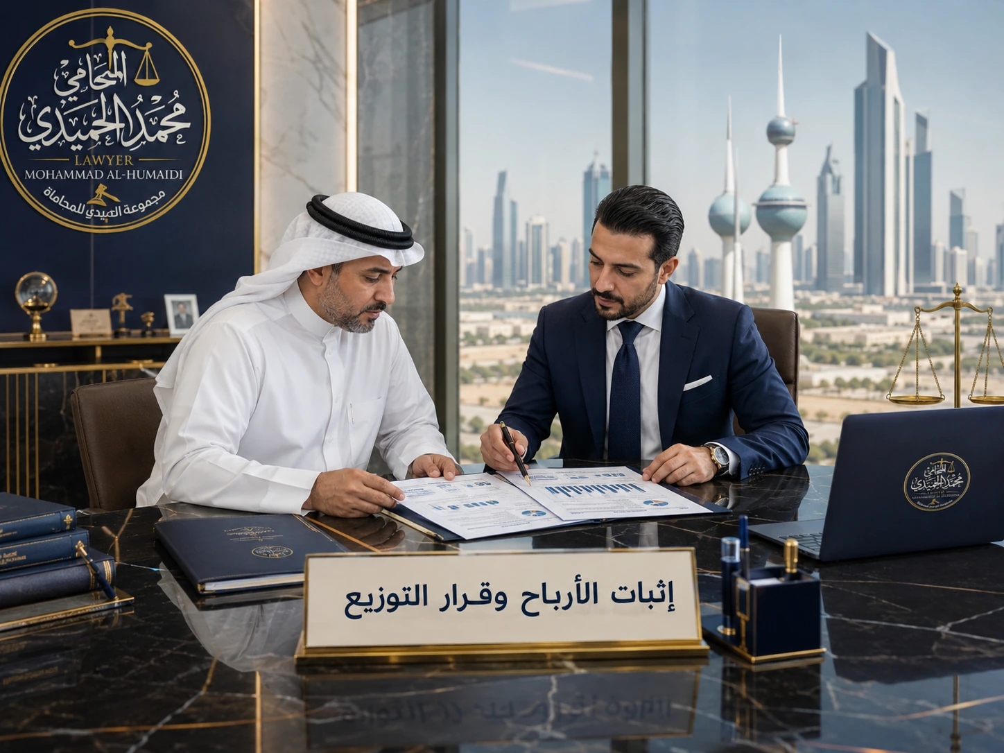 نزاع توزيع أرباح الشركة في الكويت وكيف يطالب الشريك بنصيبه؟ 2 إثبات الأرباح وقرار التوزيع