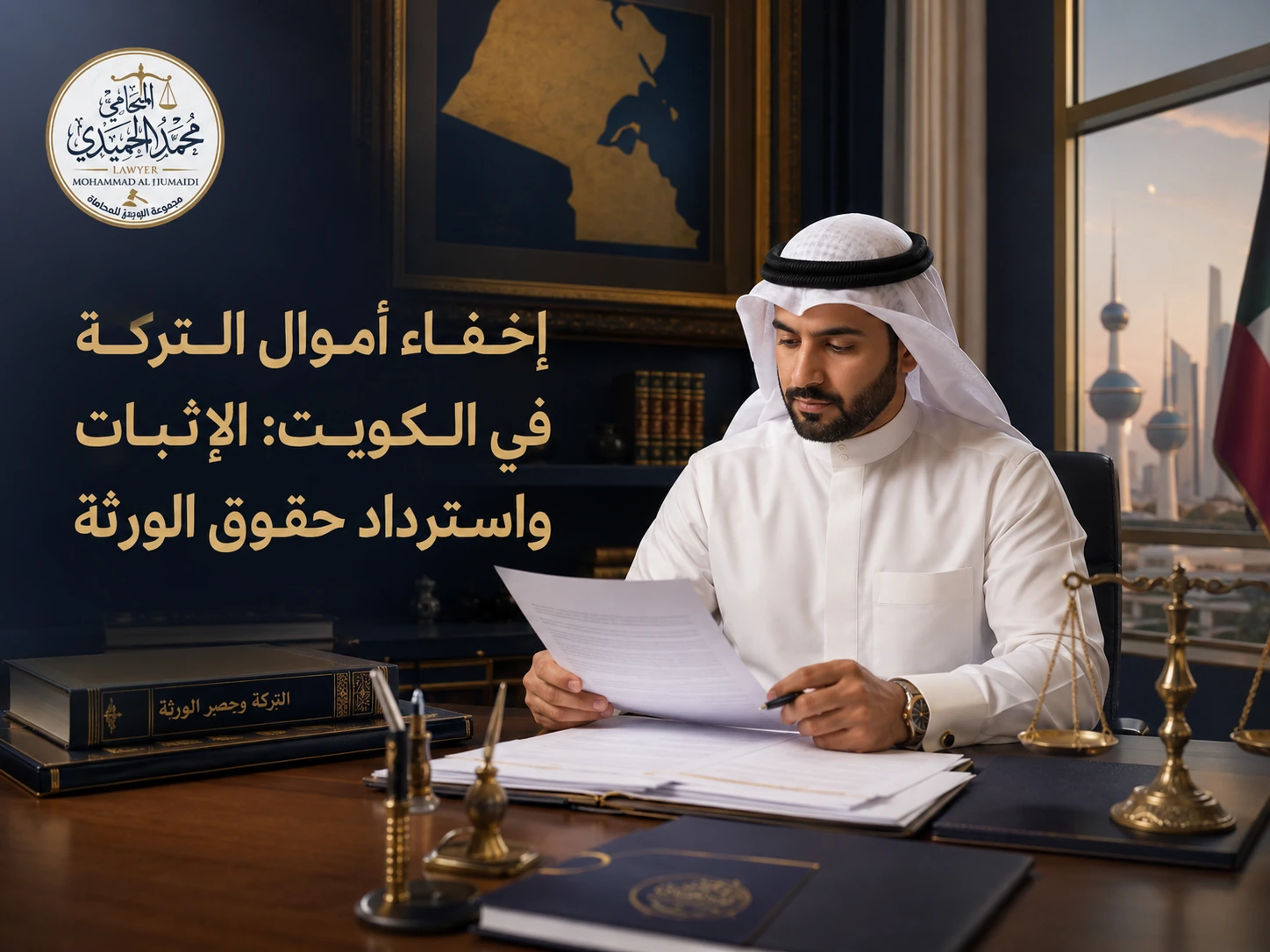 إخفاء أموال التركة في الكويت: الإثبات واسترداد حقوق الورثة
