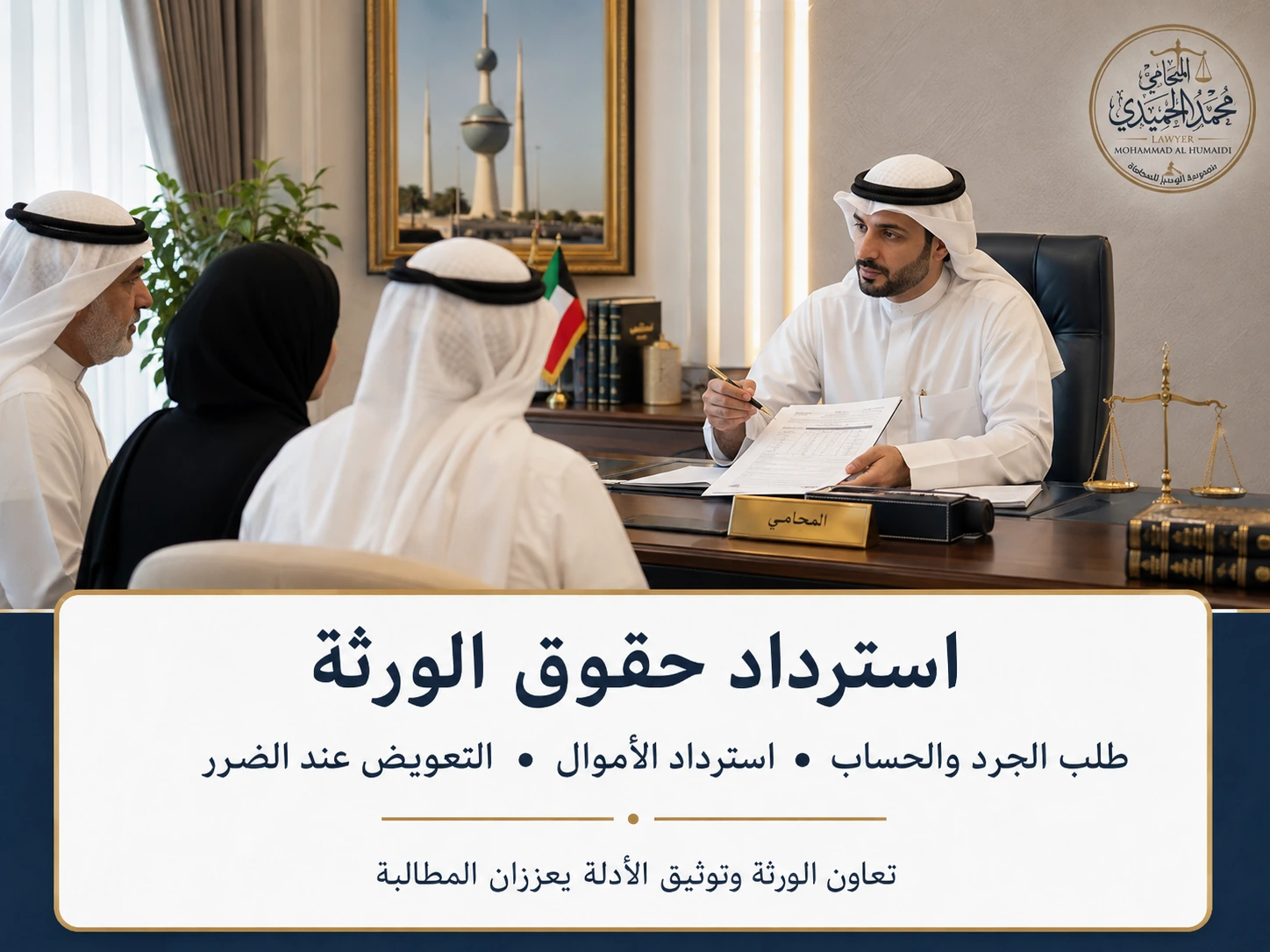 إخفاء أموال التركة في الكويت: الإثبات واسترداد حقوق الورثة - إرشاد قانوني