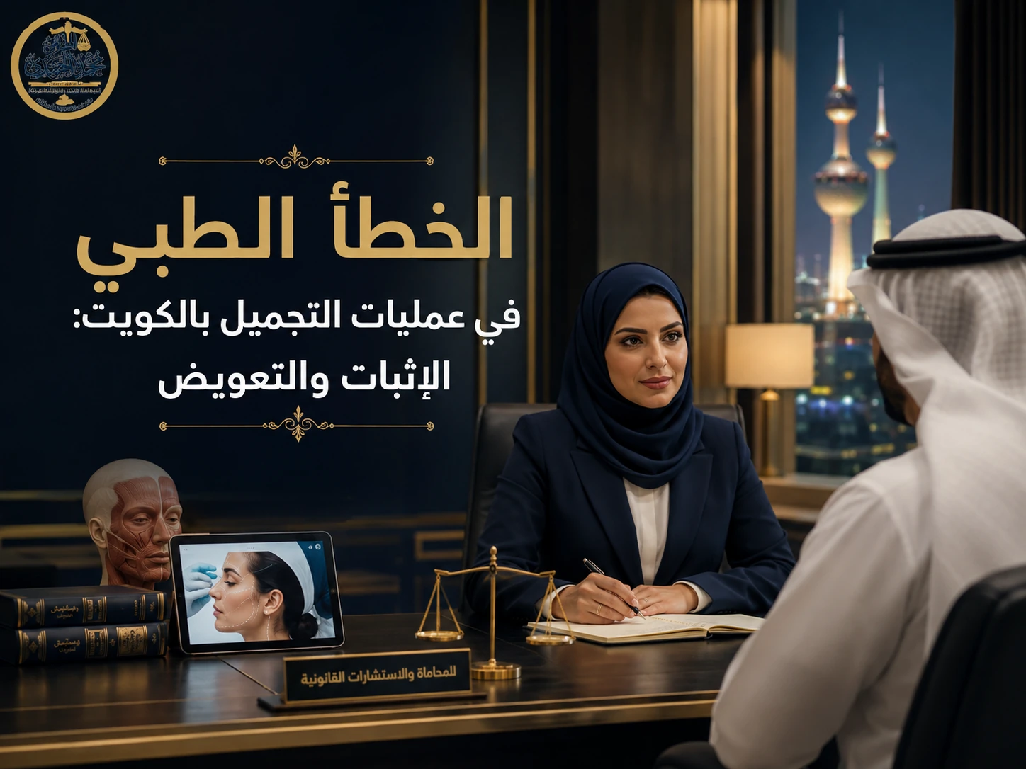 الخطأ الطبي في عمليات التجميل بالكويت: الإثبات والتعويض
