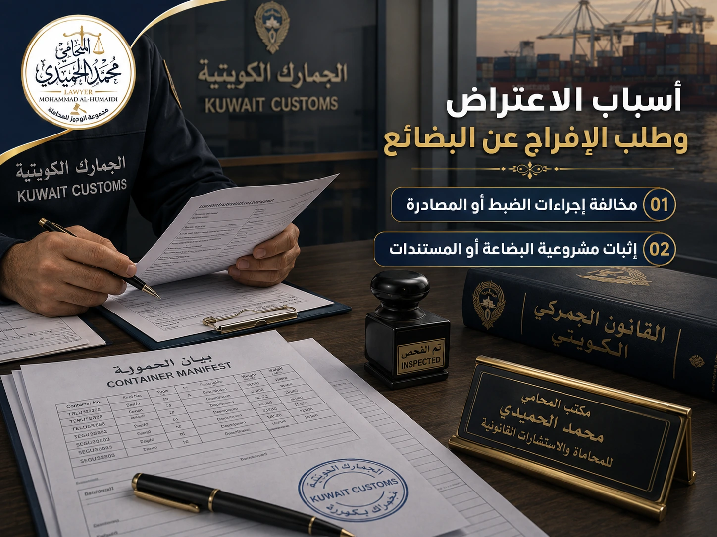 أسباب الاعتراض على مصادرة البضائع جمركيًا في الكويت