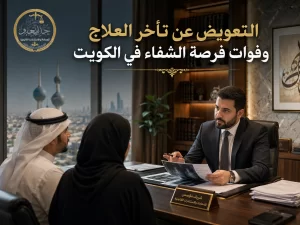 التعويض عن تأخر العلاج وفوات فرصة الشفاء في الكويت