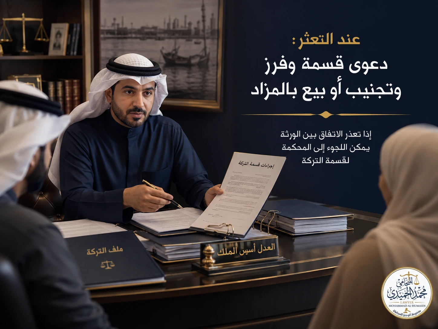 امتناع أحد الورثة عن تقسيم التركة في الكويت: ما الحل؟ 3 امتناع أحد الورثة عن تقسيم التركة في الكويت: ما الحل؟ - إرشاد قانوني